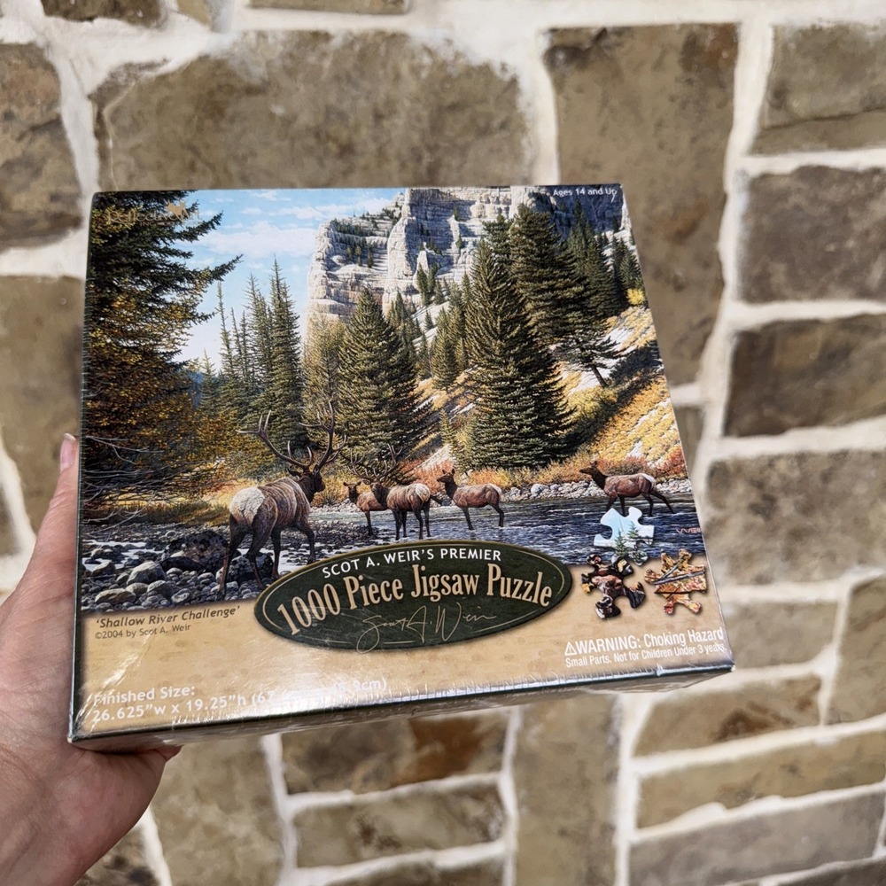 1000 pc puzzle "Shallow River Challenge by Scott A Weir" by Reflective Art 2004